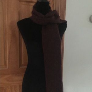 Burgundy wool scarf